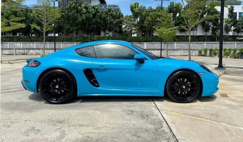 Porsche Cayman 718 “Miami Blue” 2017 full
